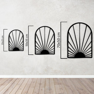 Windows of the Soul – 3-Piece Metal Wall Art Set