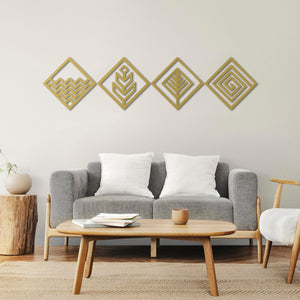 Four Elements Geometry β Metal Wall Art