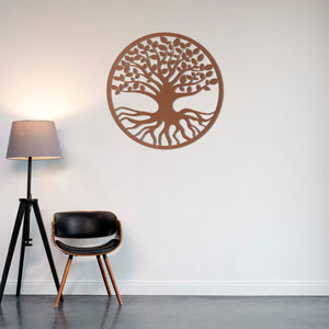Tree of Life Metal Wall Art | Decorative Nature Wall Sculpture