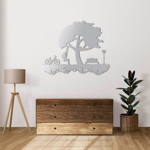 In the Tree’s Shade – Metal Wall Art