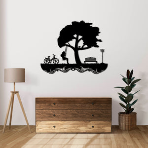 In the Tree’s Shade – Metal Wall Art