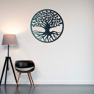 Tree of Life Metal Wall Art | Decorative Nature Wall Sculpture