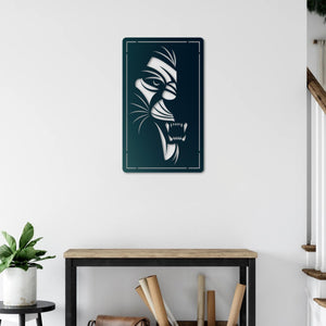 Eyes of Lion Metal Wall Art | Majestic Animal Wall Sculpture Decor