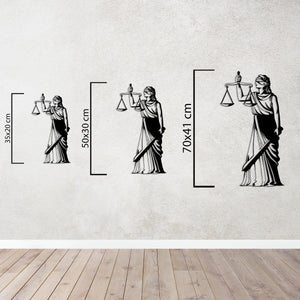 Face of Justice Metal Wall Art | Elegant Legal Decorative Sculpture