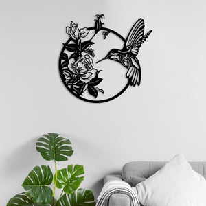 Messenger of Spring Bird Metal Wall Art | Decorative Wall Sculpture
