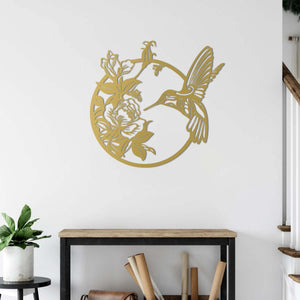 Messenger of Spring Bird Metal Wall Art | Decorative Wall Sculpture