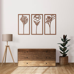 Spring Awakening Metal Wall Art | Floral Decorative Wall Sculpture