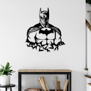 Gotham's Guardian Metal Wall Art | Batman Decorative Wall Sculpture