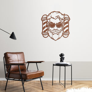 Sharp Style Barber Metal Wall Art | Barbershop Decorative Decor