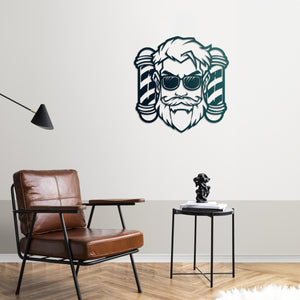 Sharp Style Barber Metal Wall Art | Barbershop Decorative Decor