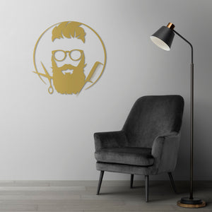 Signature of Style Barber Metal Wall Art | Barbershop Decor