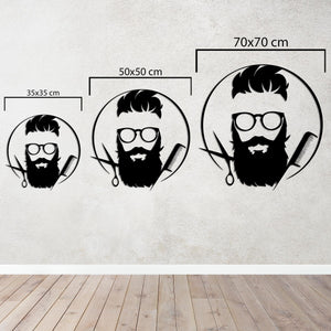 Signature of Style Barber Metal Wall Art | Barbershop Decor