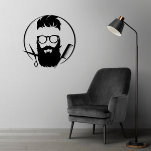 Signature of Style Barber Metal Wall Art | Barbershop Decor