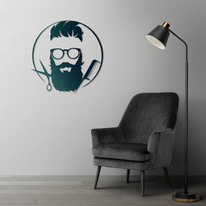 Signature of Style Barber Metal Wall Art | Barbershop Decor