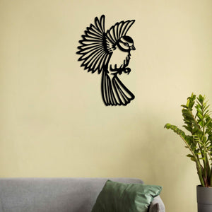 Graceful Wings Bird Metal Wall Art | Decorative Wall Sculpture Decor