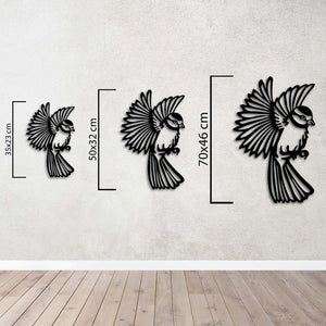Graceful Wings Bird Metal Wall Art | Decorative Wall Sculpture Decor