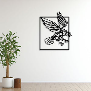 Symbol of Ascension Eagle Metal Wall Art | Majestic Wall Sculpture