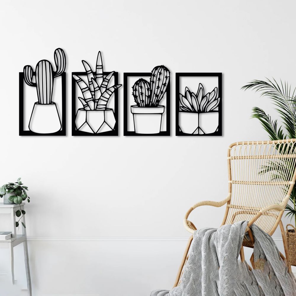 Desert Splendor Metal Wall Art | Decorative Nature Wall Sculpture