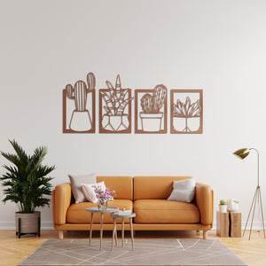 Desert Splendor Metal Wall Art | Decorative Nature Wall Sculpture