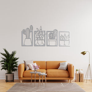 Desert Splendor Metal Wall Art | Decorative Nature Wall Sculpture