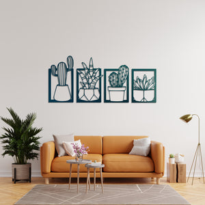 Desert Splendor Metal Wall Art | Decorative Nature Wall Sculpture