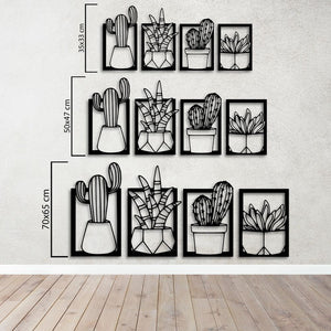 Desert Splendor Metal Wall Art | Decorative Nature Wall Sculpture