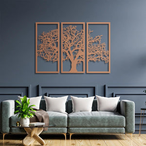 Roots to Sky Tree Metal Wall Art | Nature-Inspired Sculpture