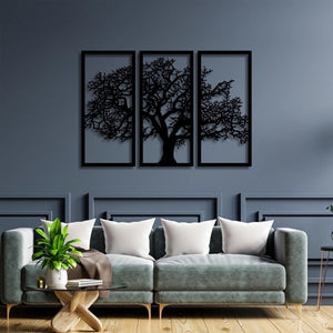 Roots to Sky Tree Metal Wall Art | Nature-Inspired Sculpture