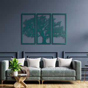 Roots to Sky Tree Metal Wall Art | Nature-Inspired Sculpture