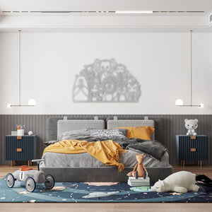 Joy of the Forest Metal Wall Art | Nature Decorative Sculpture