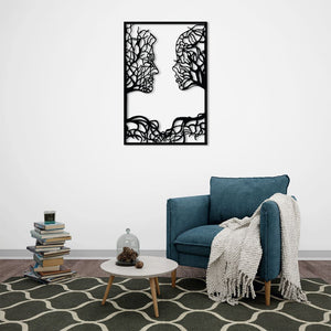 Reflecting Souls Metal Wall Art | Abstract Decorative Wall Sculpture