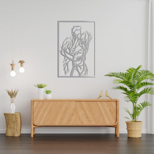 Nature's Embrace Metal Wall Art | Decorative Tree Wall Sculpture