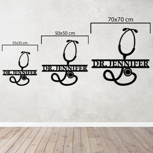 Heartbeat Pulse Metal Wall Art | Medical Decorative Sculpture