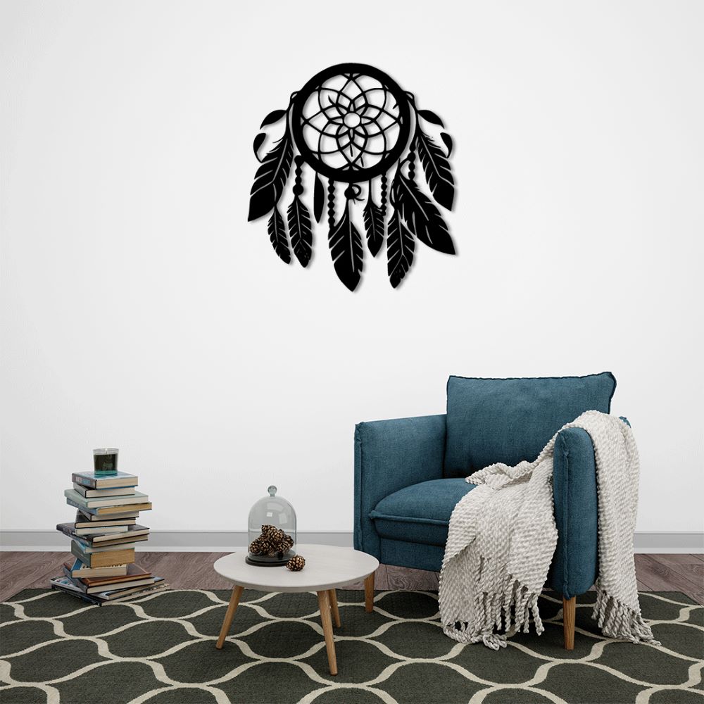 Dreamcatcher Metal Wall Art | Bohemian Decorative Wall Sculpture