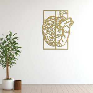 Thought and Emotion Metal Wall Art | Abstract Decorative Sculpture