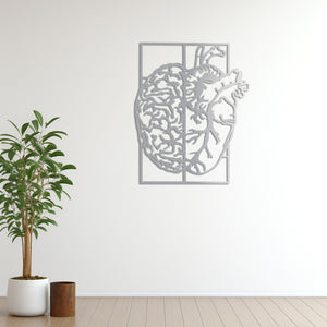 Thought and Emotion Metal Wall Art | Abstract Decorative Sculpture