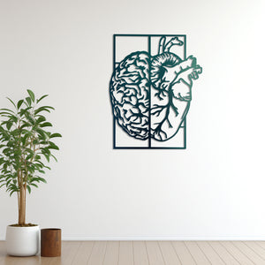 Thought and Emotion Metal Wall Art | Abstract Decorative Sculpture