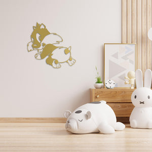 Little Adventurer Metal Wall Art | Playful Decorative Sculpture