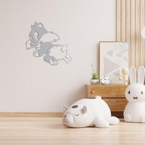 Little Adventurer Metal Wall Art | Playful Decorative Sculpture