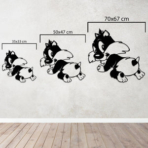 Little Adventurer Metal Wall Art | Playful Decorative Sculpture