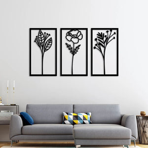 Spring Awakening Metal Wall Art | Floral Decorative Wall Sculpture
