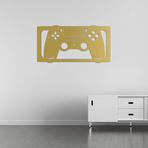 Game Controller Metal Wall Art | Decorative Gaming Wall Sculpture