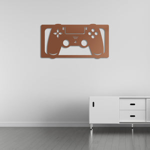 Game Controller Metal Wall Art | Decorative Gaming Wall Sculpture