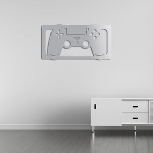 Game Controller Metal Wall Art | Decorative Gaming Wall Sculpture