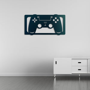 Game Controller Metal Wall Art | Decorative Gaming Wall Sculpture