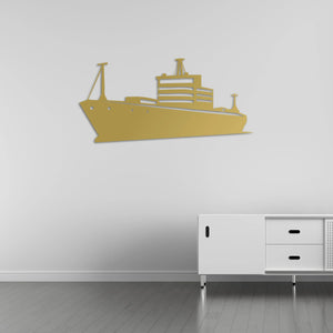 Liberti Gemisi Metal Duvar Dekoru Laser Artique