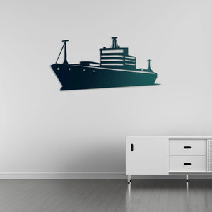 Liberti Gemisi Metal Duvar Dekoru Laser Artique