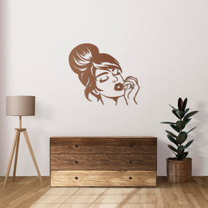 Mysterious Gaze Metal Wall Art | Decorative Eye Wall Sculpture Decor