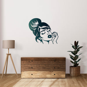 Mysterious Gaze Metal Wall Art | Decorative Eye Wall Sculpture Decor