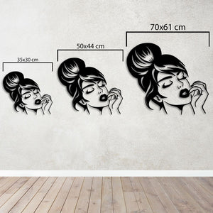 Mysterious Gaze Metal Wall Art | Decorative Eye Wall Sculpture Decor